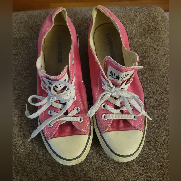 Converse Pink Sneakers Size 9 Womens - Picture 2 of 8